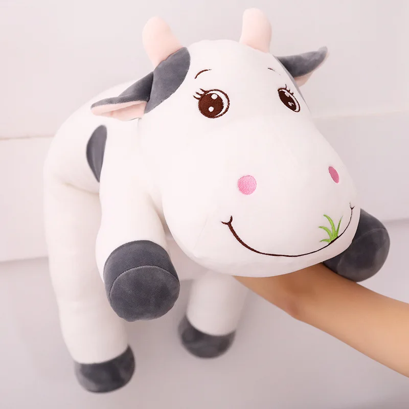 С милым рисунком Lazy Cow кукла вниз хлопок постельное белье Подушка для сна подушка