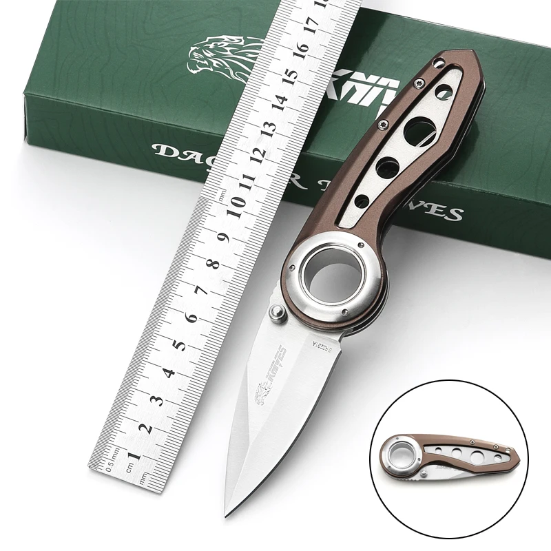 

SR0231 Tactical Folding Knife Aluminum Handle Outdoor Camping Hunting Survival Pocket Utility EDC Tools Self Defense Rescue