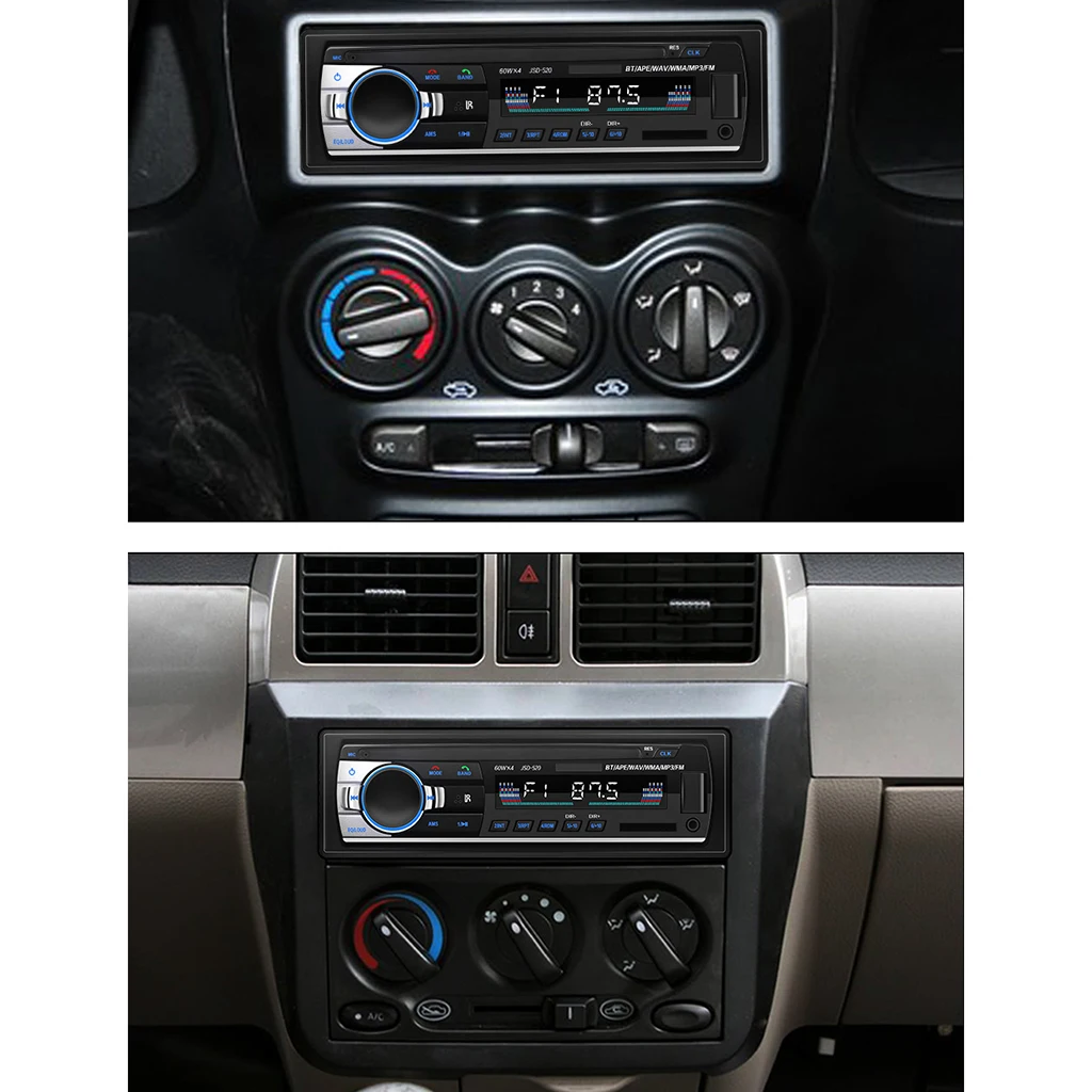 

Bluetooth Car Stereo Audio MP3 Player FM SD USB AUX In-dash JSD-520