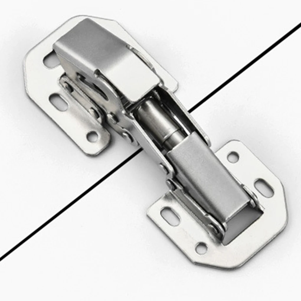 

90 Degree Free Perforated Hinge Cabinet Wardrobe Hinge Thickened Angle Folding Spring Door Hinge Furniture Hardware Tool
