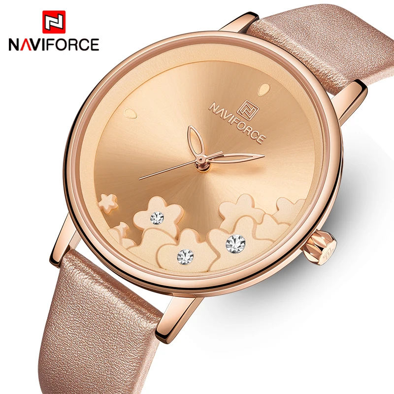 Часы NAVIFORCE женские кварцевые водонепроницаемые|Женские наручные часы| |