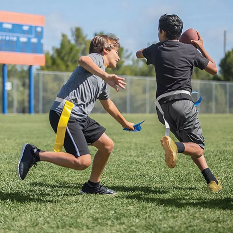 

American Football Match Training Belt Rugby Flag Training Tag Waist Strap Flag Adjustable Ribbon Professional Free Size Belt