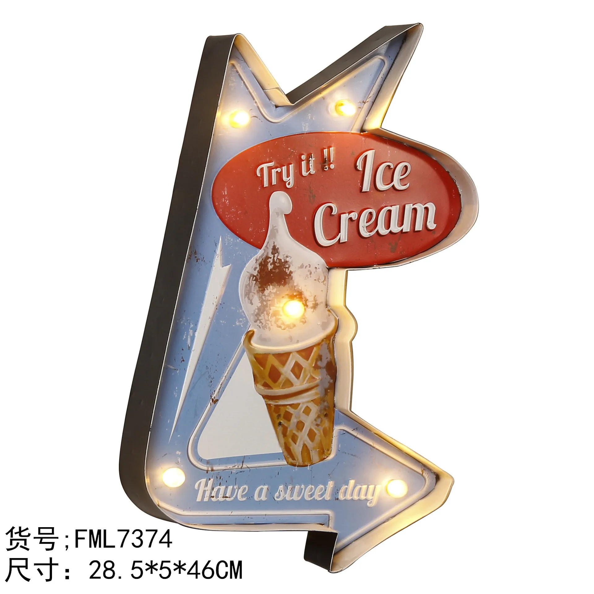 Металлическая настенная неоновая вывеска светильник в эстетическом стиле