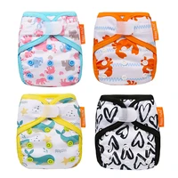 happy flute cloth diaper cover minion tiny newborn print baby nappys cover cloth nappy brands cover 4pcs pack