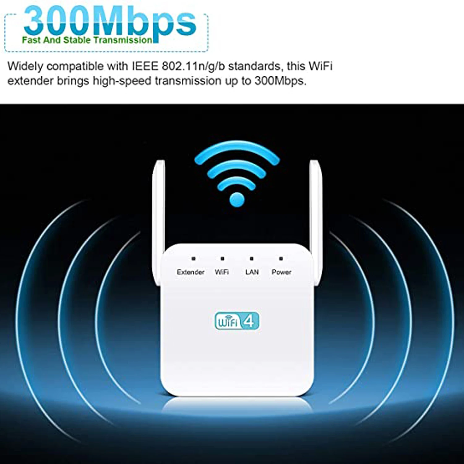 300 Мбит/с 2 4G беспроводной WiFi ретранслятор удлинитель усилитель сигнала |
