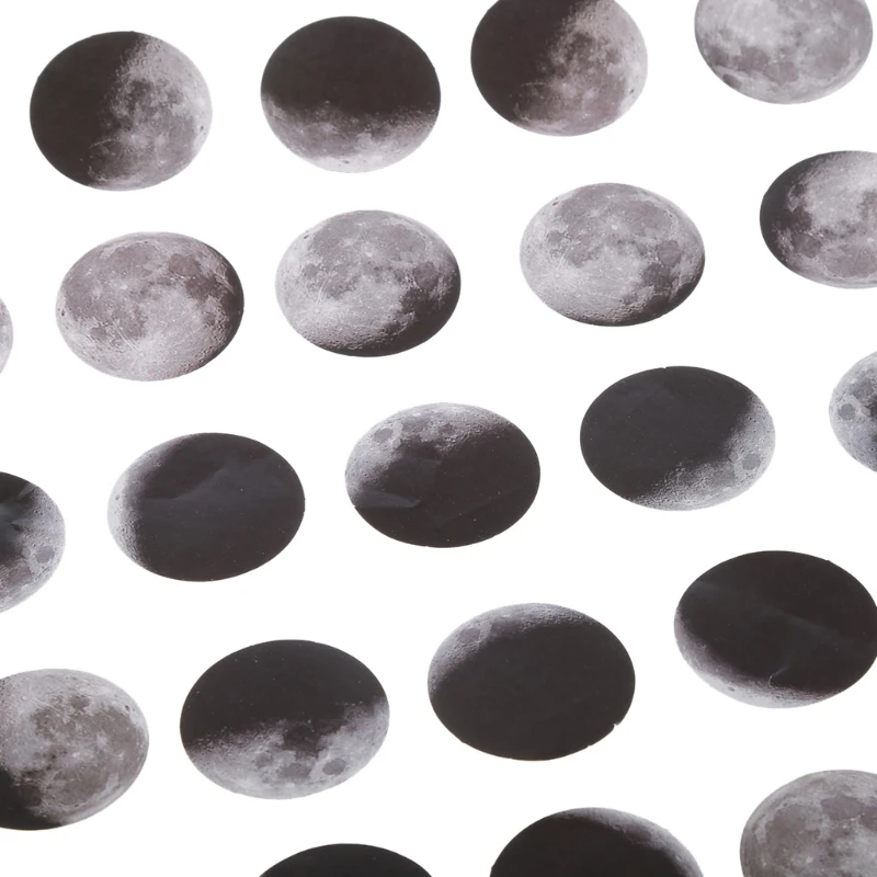 

Phase Of The Moon Planet Scrapbooking Sticker Stationery School Office Supplies