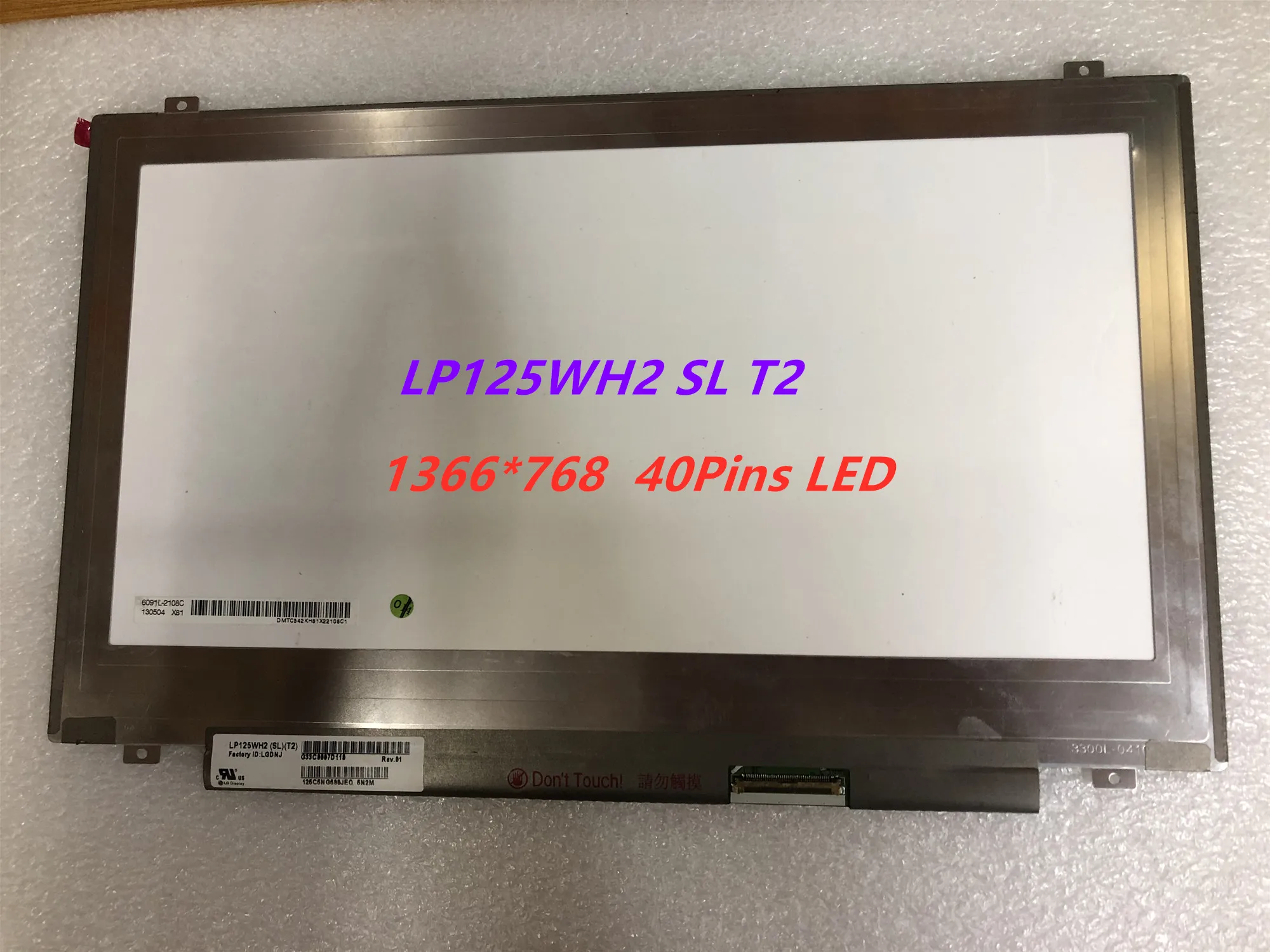 LP125WH2-SLT2 сменный экран для ноутбука 12 5 дюйма светодиодный HD 40 контактов без