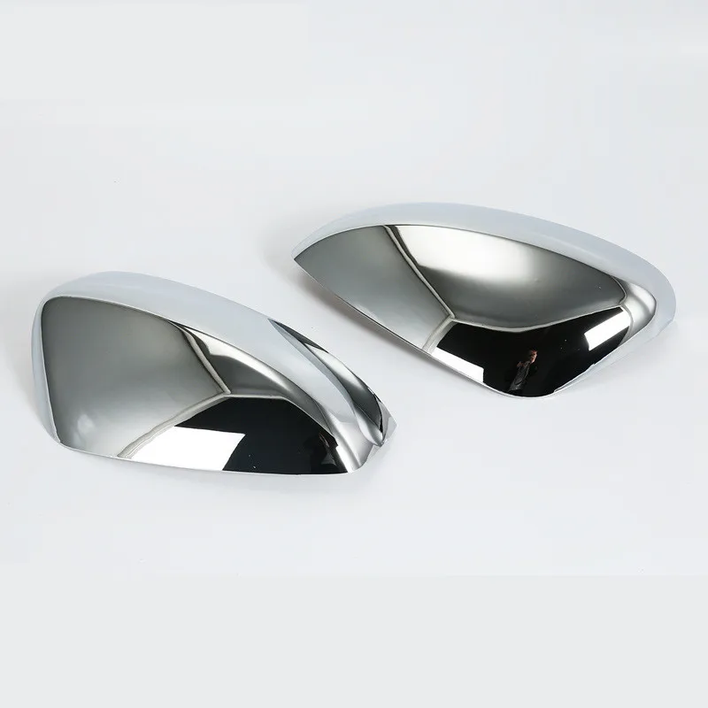 2 шт. левое и правое ABS хромированное яркое серебряное зеркало заднего вида