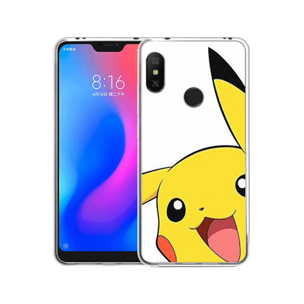 2 Чехол для телефона для Xiaomi mi CC9 CC9E 9T mi x 2 S, 6, 8, 9, SE A1 A2 5X 6X макс 3 A3 Pro Lite Чехол классный Покемон Пикачу узор - Цвет: 2