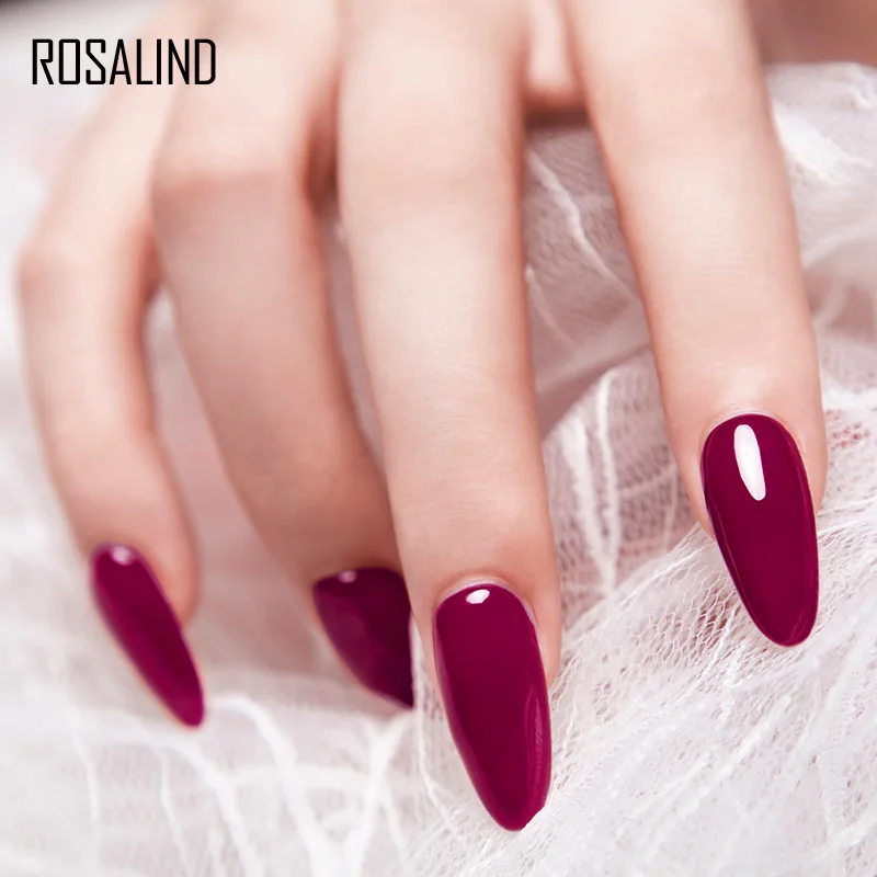 Гель-лак для ногтей ROSALIND 7 мл серия фиолетовых полуперманентных гель-лаков