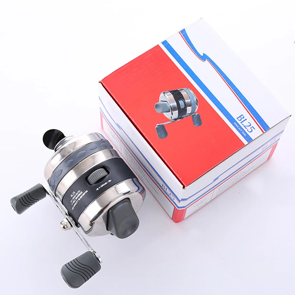 

High Quality Slingshot Fishing Reel Stainless Steel Fish Wheel BL25 Fish Dart Wheel Heel Ball Closed Left And Right Fishing Reel