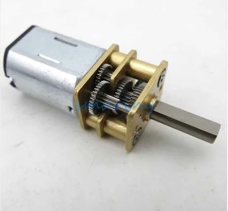 Новый N20 DC12V 100 об/мин мотор-редуктор с высоким крутящим моментом мини