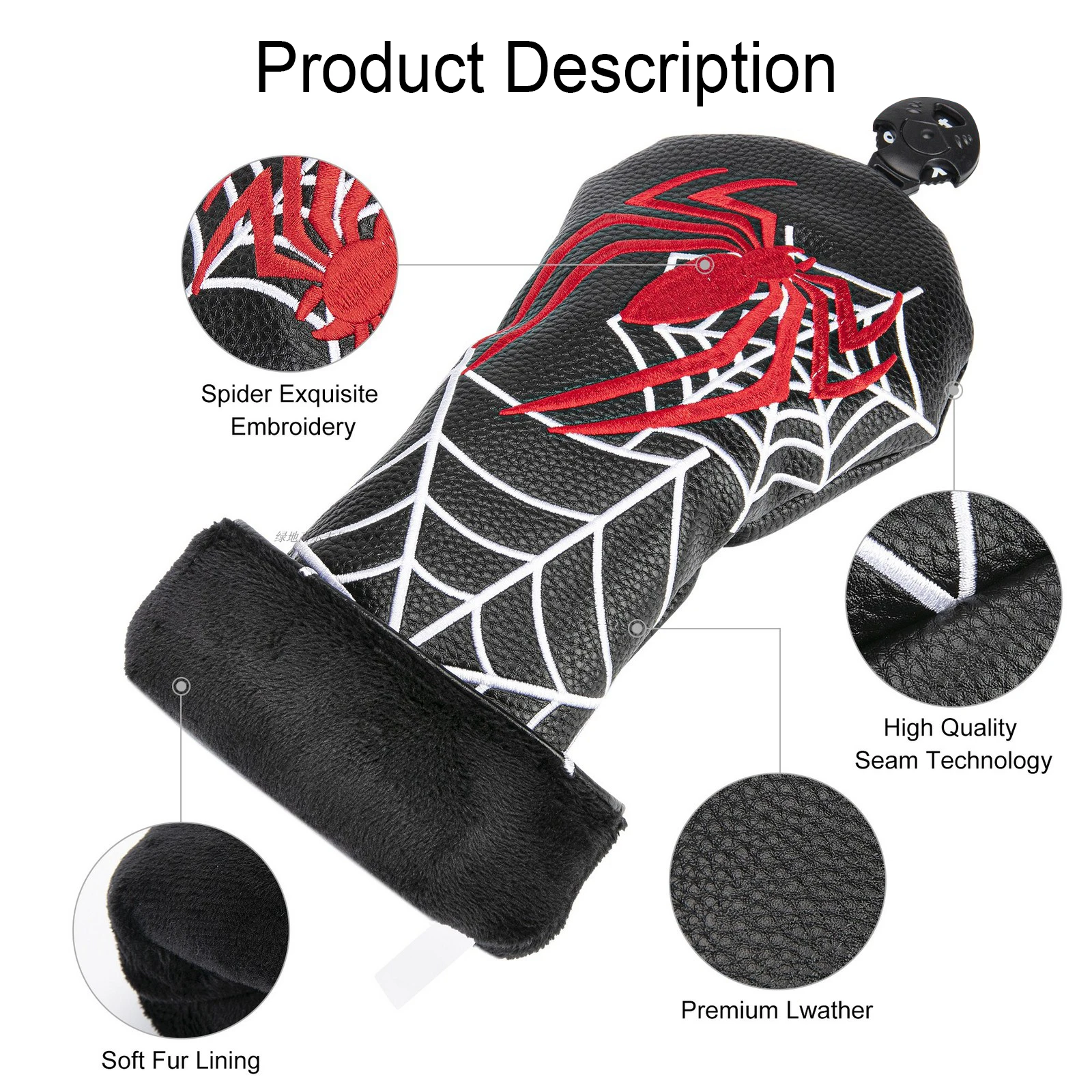 4pcs/set PU Golf Club Driver Fairway Wood UT New Design For Head Protect Cover Clubs Set | Спорт и развлечения