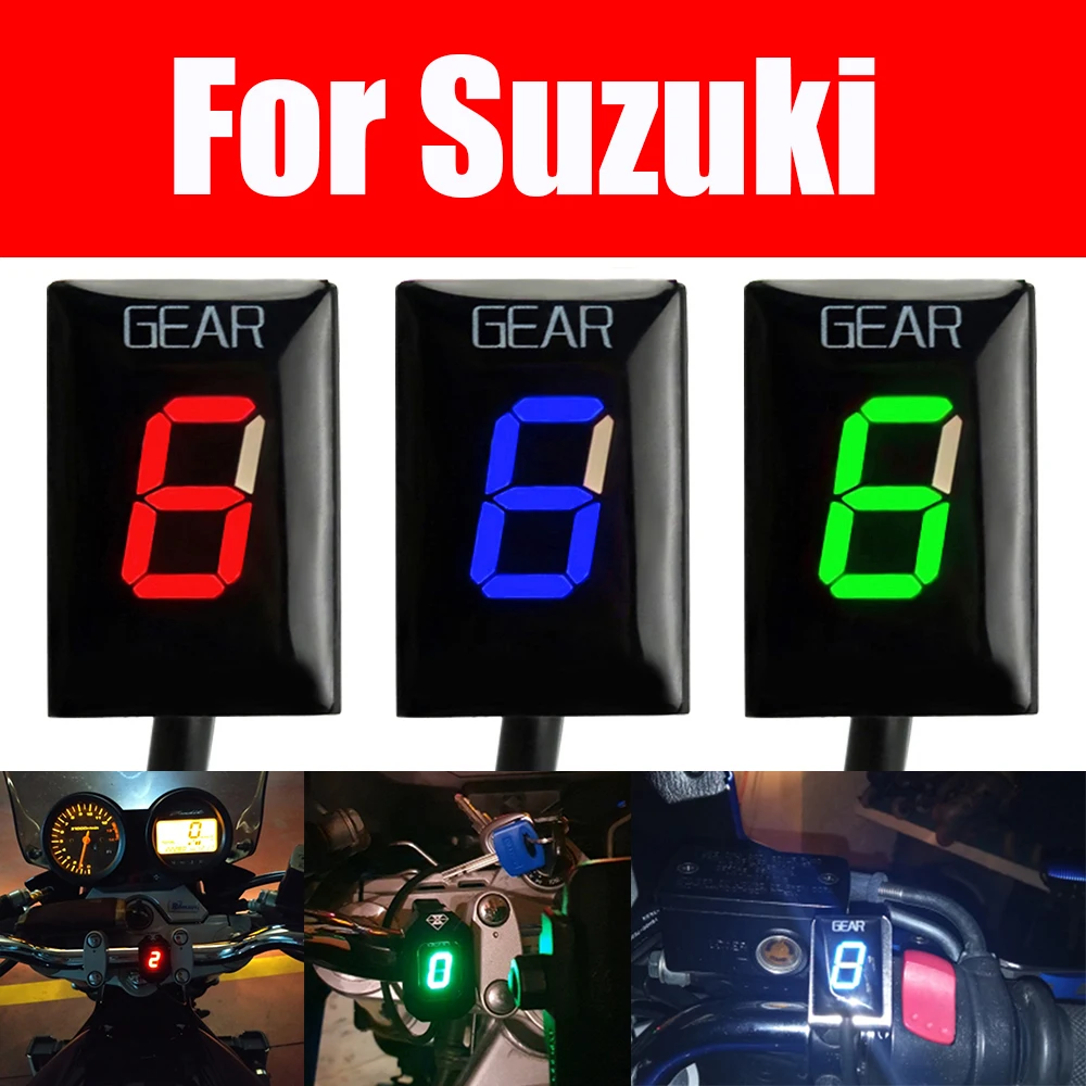 Дисплей шестерни мотоцикла для Suzuki GSX-R1000 GSX1400 GSX600 GSF650 GSF1250 SV650 SV1000 V-дополнительный