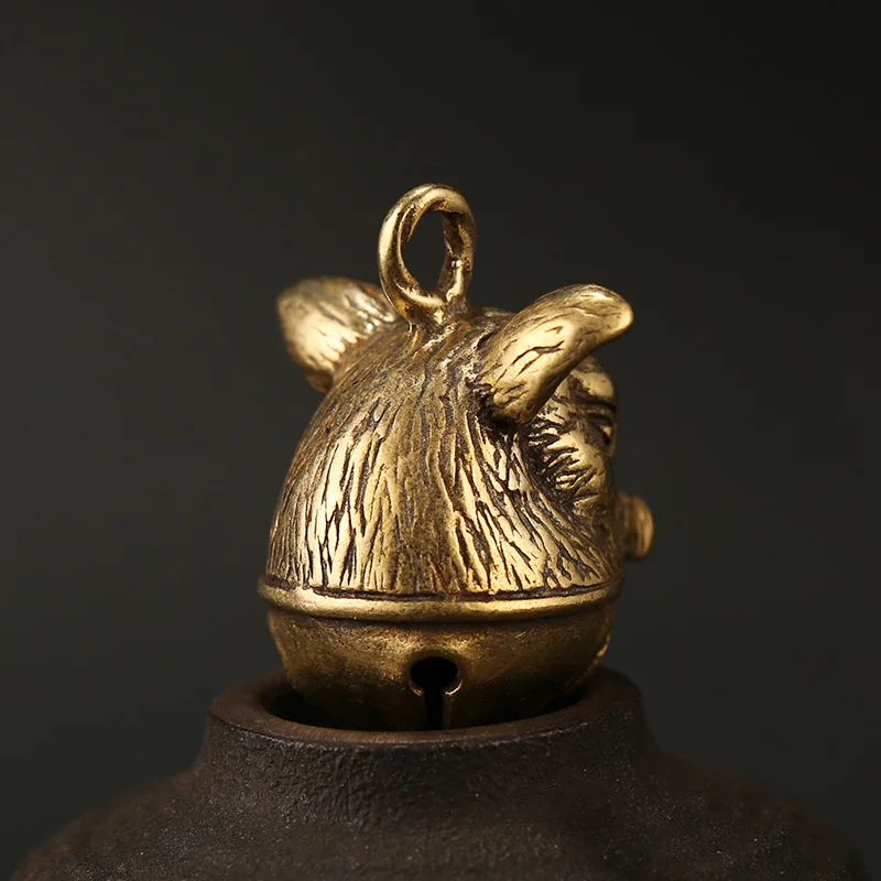 Винтажные медные Подвески в виде колокольчика со знаками Зодиака аксессуары