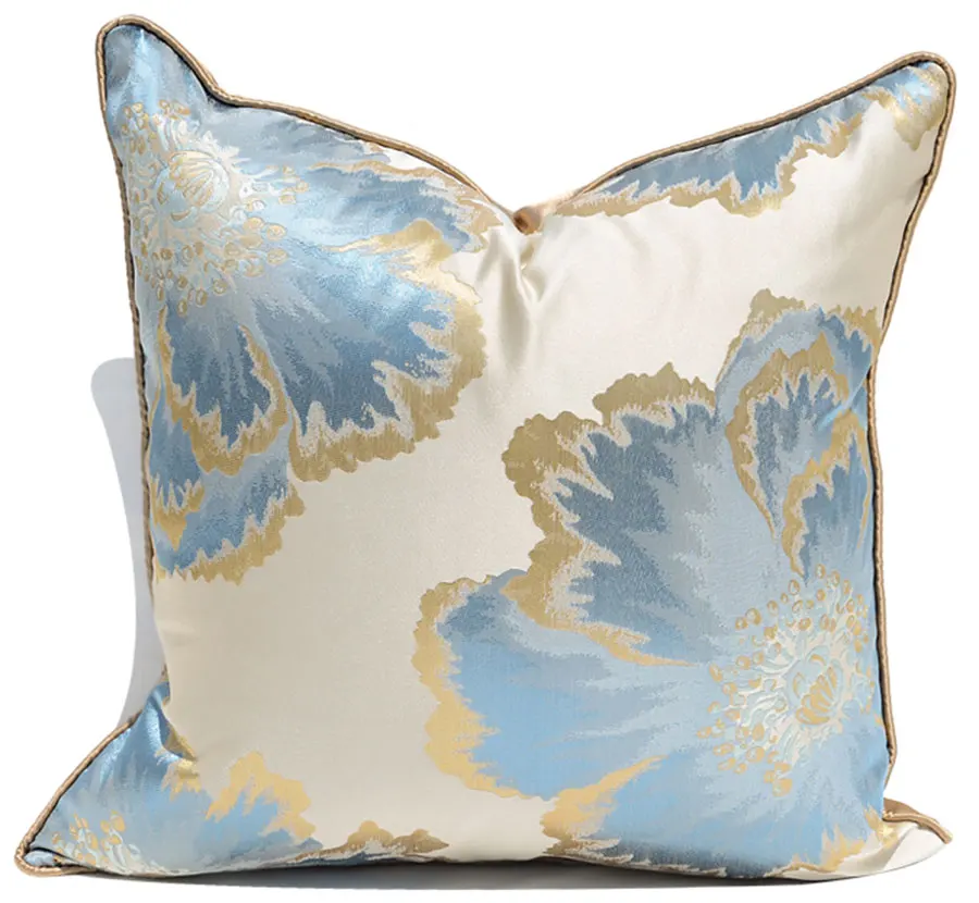 Традиционная синяя подушка с геометрическим рисунком цветов/Чехол almofadas 45 50 60