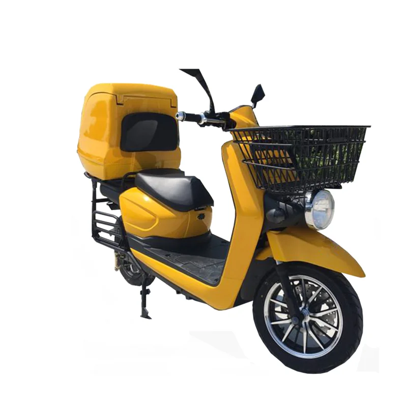 Bestellen Hohe Geschwindigkeit Leistungsstarke Elektrische Pizza Lieferung Motorrad Roller Elektrische Motorrad Roller Erwachsene Für Lieferung Lebensmittel