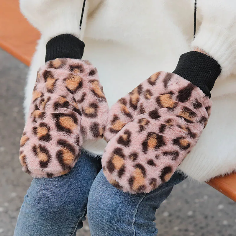 Новинка Осень зима 2019 студенческие велосипедные перчатки с мультяшным