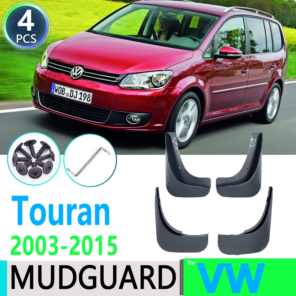 Брызговики для Volkswagen VW Touran 2003 ~ 2015 2004 2005 2008 2010 2014 MK1 брызговики автомобильные