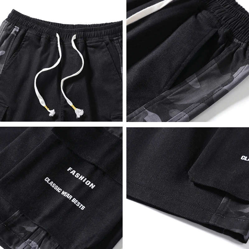 

Summer Men's Shorts Cotton Cargo Denim Shorts Men Plus Size 8XL Hip Hop Fashion High Street Camouflage Casual Shorts Man Clothes