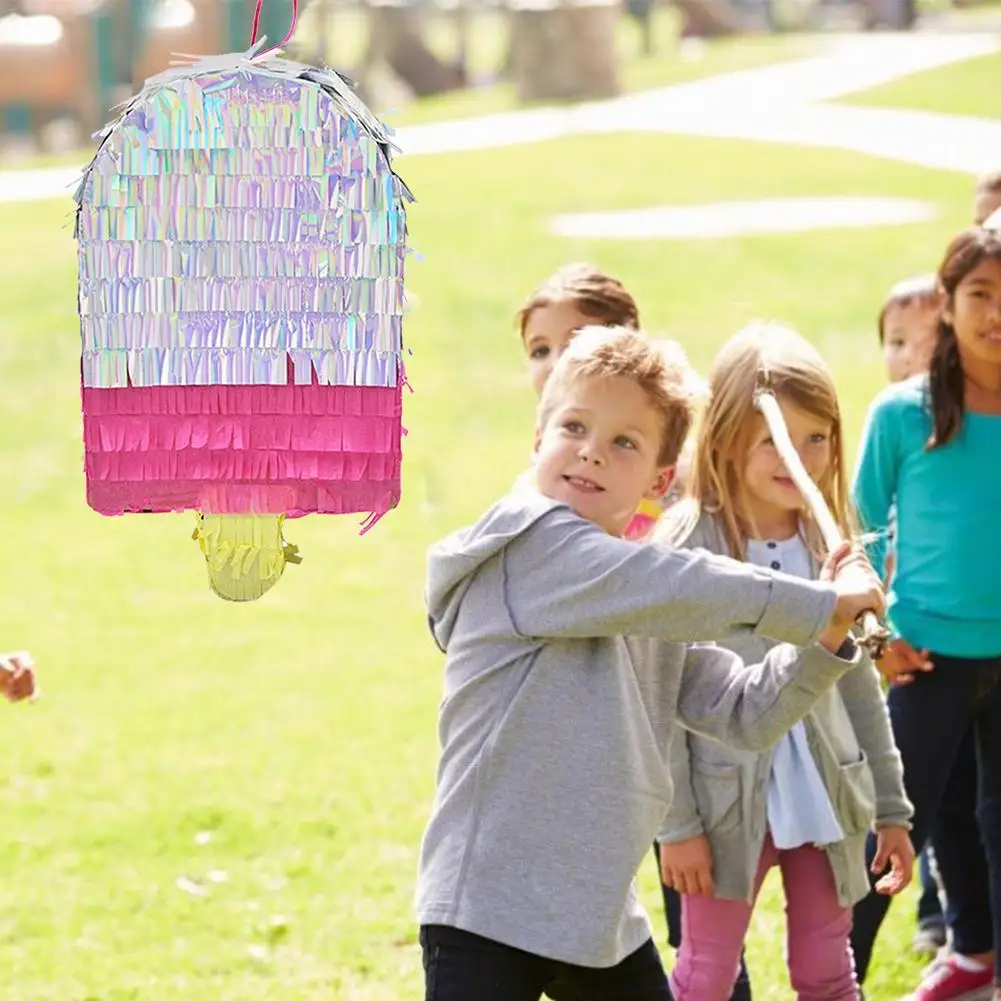 Мороженое пиньята на дни рождения вечерние поставки фольга Pinata реквизит