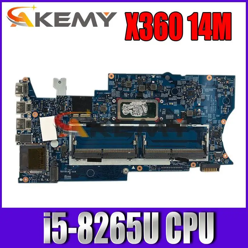 

Материнская плата для ноутбука HP X360 14M 14-BA253CL 14-BA с процессором i5-8265U 448.0C212.0011 18755-1