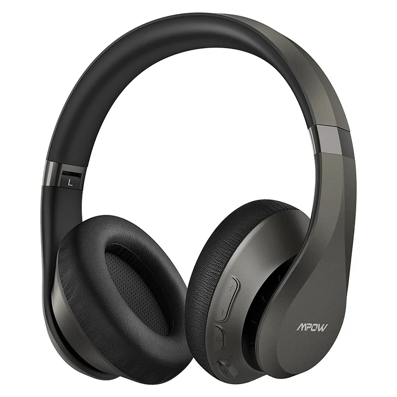 Black Headphone Mpow H20 Bluetooth наушники беспроводные наушники с HiFi глубоким басом шумоподавления микрофон гарнитура с 30 ч Время воспроизведения для IPhone 11 - Цвет: Black Headphone