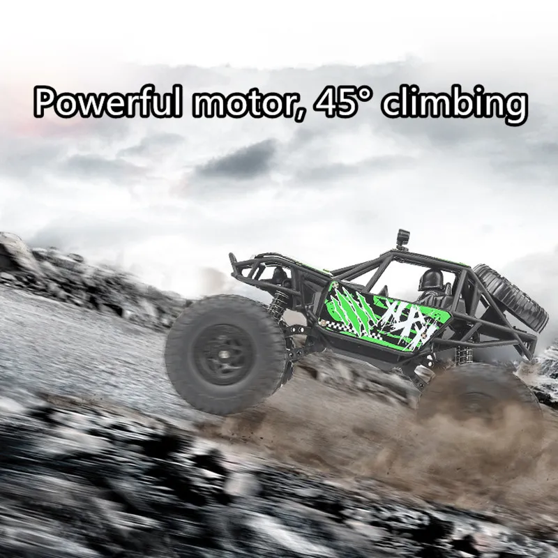 4WD RC автомобили обновленная версия 2,4G Радиоуправление Bigfoot RC автомобиль багги высокая скорость скалолазание внедорожные грузовики игрушки Детский подарок