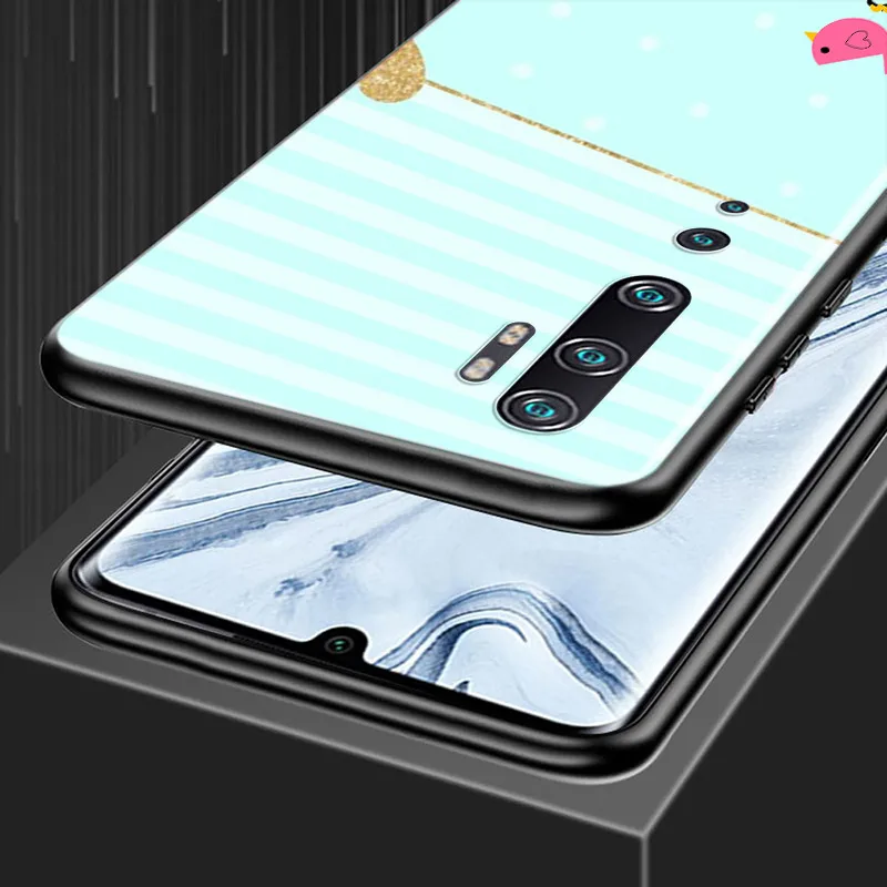 

Live With Love Stripe For Xiaomi Mi Note 10 Ultra 9T CC9 Poco X3 NFC M2 Pro 9 SE 8 6 5 A3 A2 A1 Lite Phone Case