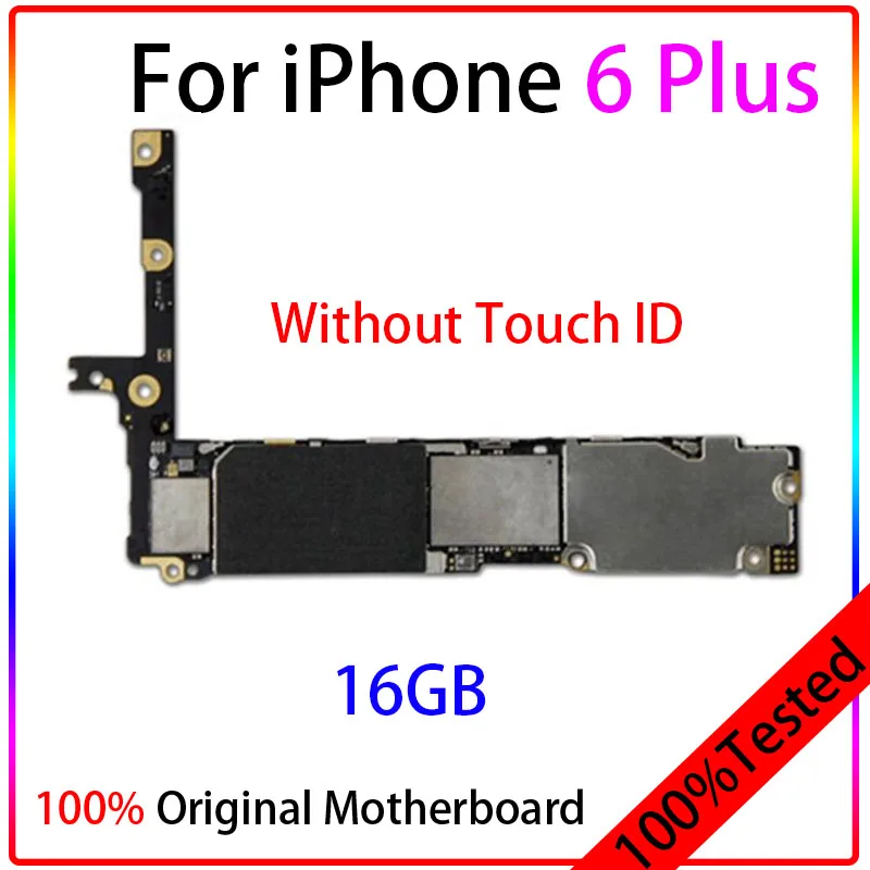 100%Original unlock For iPhone 6/6 Plus/6s/6s Plus Motherboard No touch ID Logic Board With Chips IOS System full tester iPhone6 | Мобильные