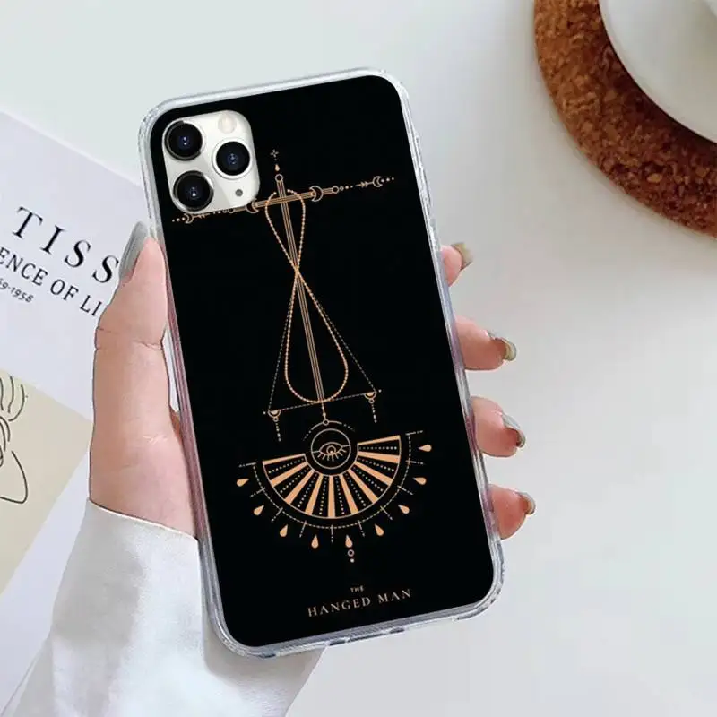 

Tarot Cards Tattoo high quality Phone Case For iphone 12 5 5s 5c se 6 6s 7 8 plus x xs xr 11 pro max
