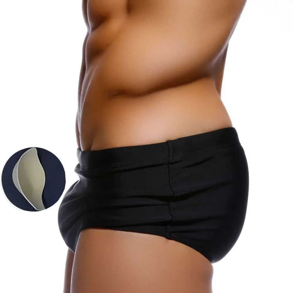 Push up Pad мужские шорты для купания пляжные шорты черный человек боксеры спа пляжные слипы стрейч купальные шорты для купания костюмы Пляжная одежда