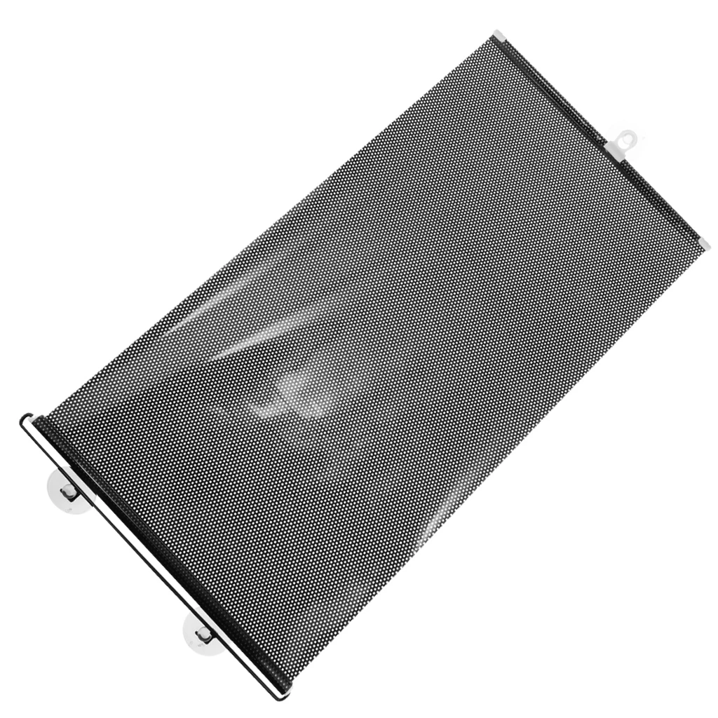 Шторка Солнцезащитная выдвижная 40x125 см УФ-защита цвет белый/черный | Автомобили и