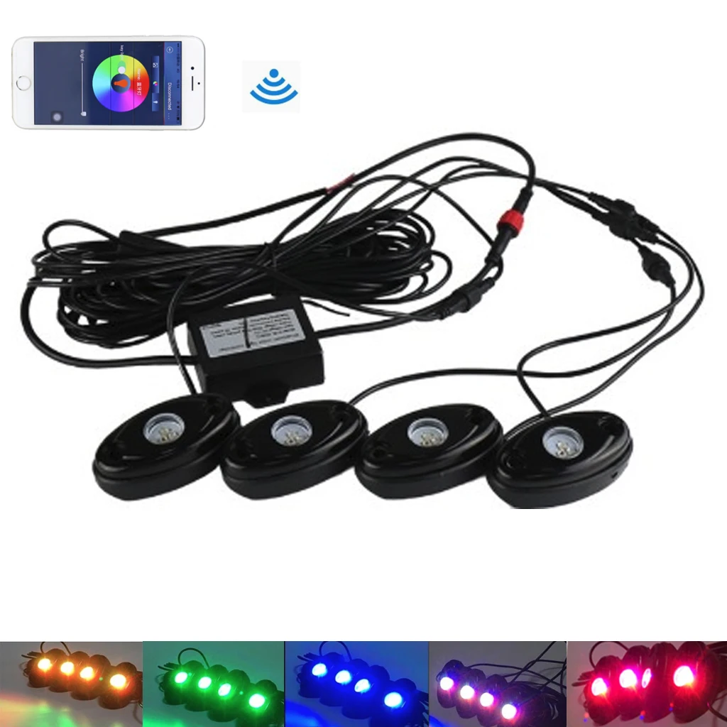 Автомобильная светодиодная RGB система нижнего корпуса неоновый комплект