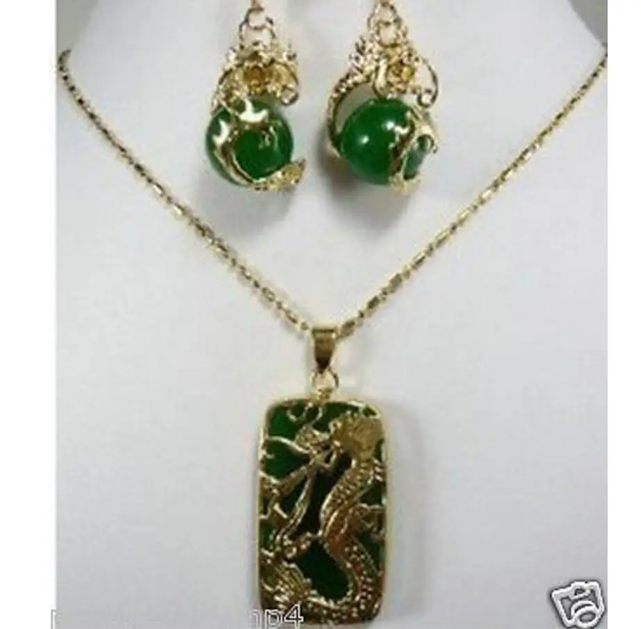 Бесплатная доставка новые ювелирные украшения зеленая нефритовая подвеска
