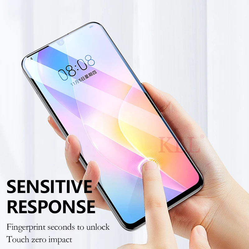 3Pcs Anti-fingerprint Screen Protector for Huawei P smart Z S Pro Nova 7 8 SE P20 P30 P40 Lite Mate 10 Y7A Y9A Tempered images - 6