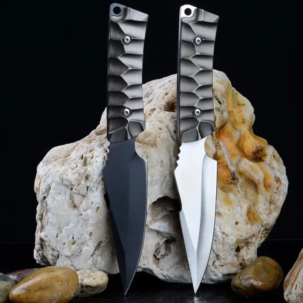 Уличный нож для выживания высокопрочный армейский полевой прямой маленький