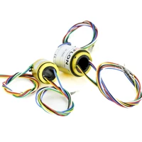 moflon through bore slipring slip ring with hole hole diameter60mmxod130mm 24 wires 10a electric slip ring mt60130