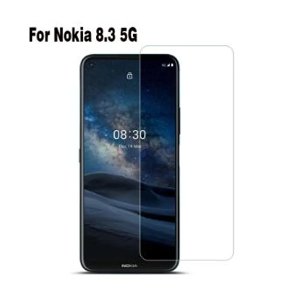 Для Nokia 8.3 5G закаленное стекло 2.5D защитная пленка 9H Взрывозащищенная для ЖК-экрана