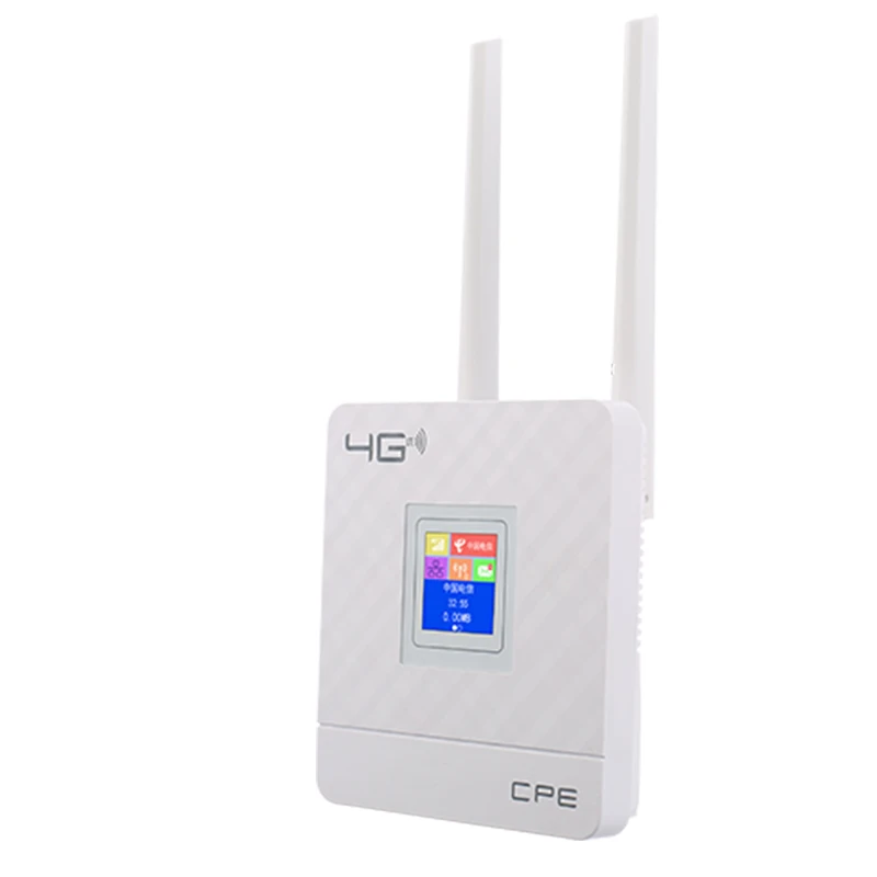 Беспроводной CPE 4G маршрутизатор Wi-Fi Портативный ворот FDD аппарат, который не привязан к оператору сотовой связи LTE WCDMA GSM Глобальный разблокированный внешними антеннами слот для sim-карты WAN/LAN Порты и разъёмы