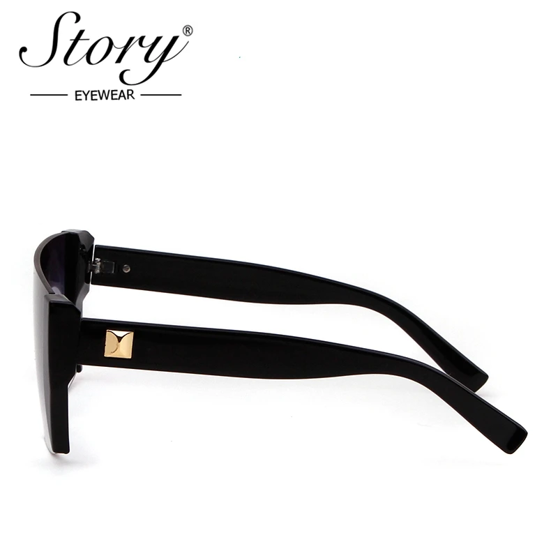 Очки солнцезащитные женские без оправы с заклепками и защитой UV400|glasses for driving|brand