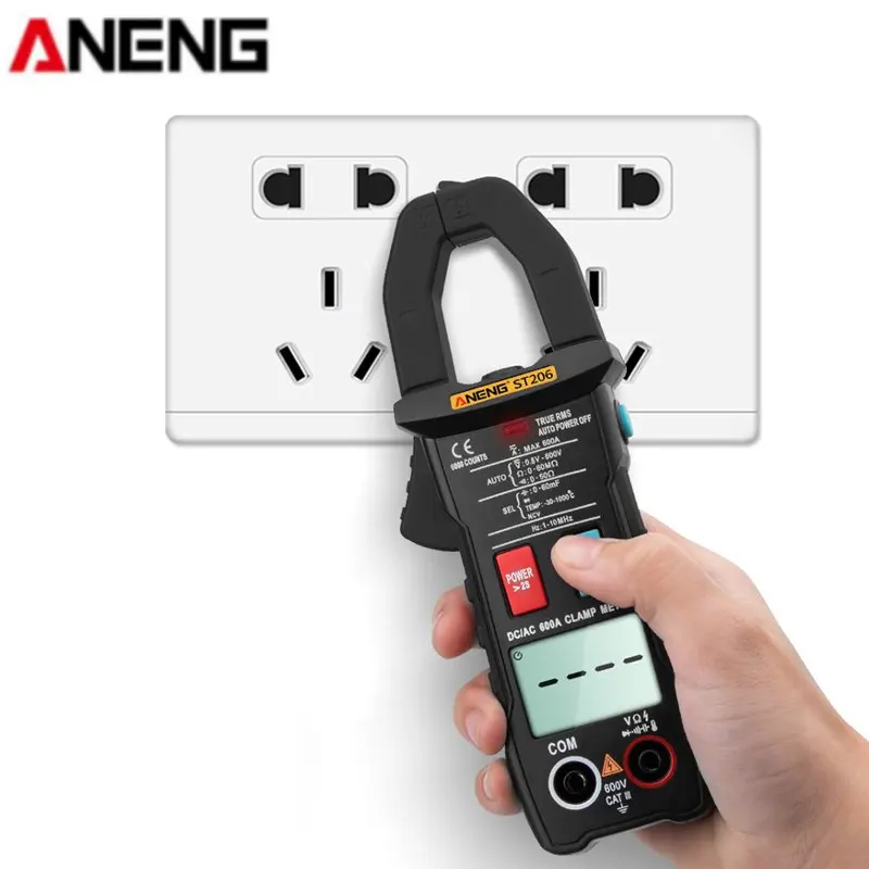 Цифровой мультиметр ANENG ST206 цифровой токоизмерительный прибор с