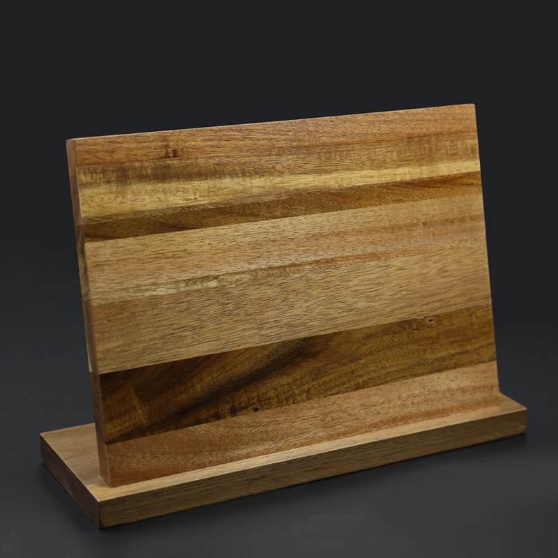 Утолщенный деревянный мощный магнитный держатель для ножей универсальная