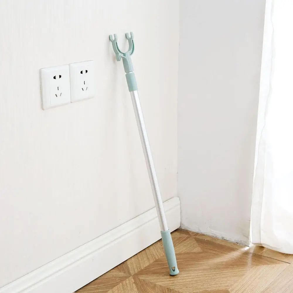 Длинные выдвижные стержни Регулируемая Вешалка для одежды с вешалкой железная