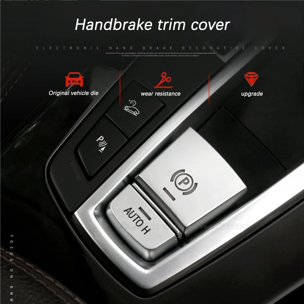 Автомобильный Стайлинг переключатель стояночного тормоза накладка кнопки P
