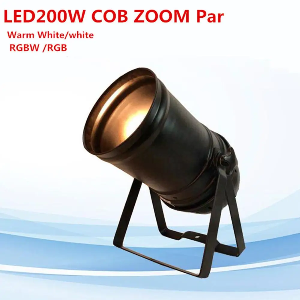 Светодиодный прожектор 15 50 градусов 300 Вт RGBW 4 в 1 COB LED Par Light 3200K 7500k теплый белый