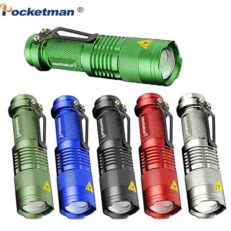 2000лм супер маленький мини Q5 батарея для светодиодного фонаря с питанием от
