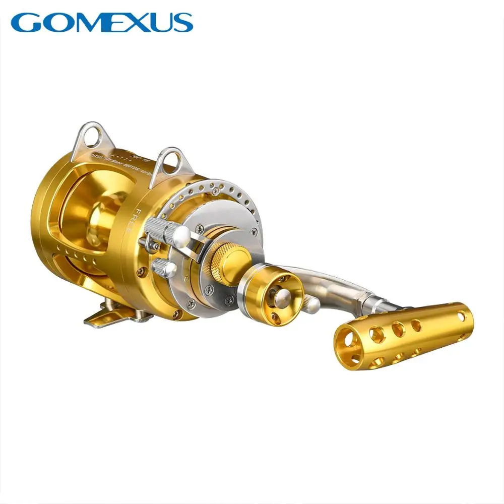 Gomexus троллинговая катушка для удочки Saltwater тунец Рыбалка Морской турнир игра