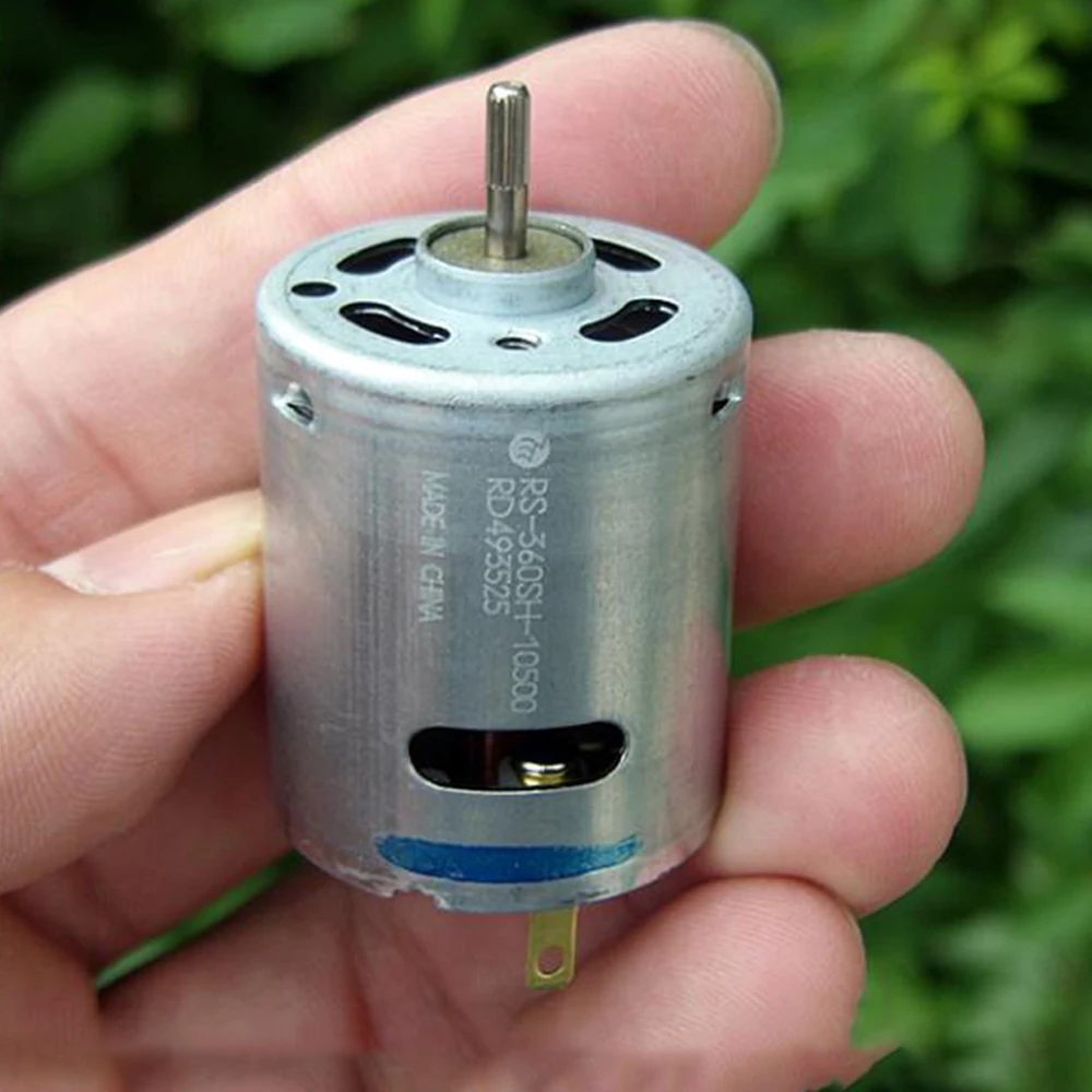 Mabuchi 360 10500 мотор редуктор постоянного тока 12V 15V 24V 7000 об/мин высокого Скорость