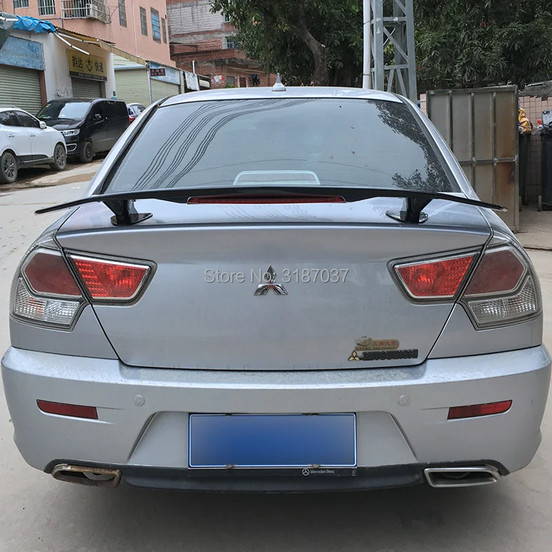 Спойлер для Mitsubishi Lancer TF 2008-2013 АБС-пластик задний спойлер на крыло крышу багажник